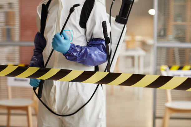 Professional Infectious Disease Decontamination technician working in Dinuba, CA